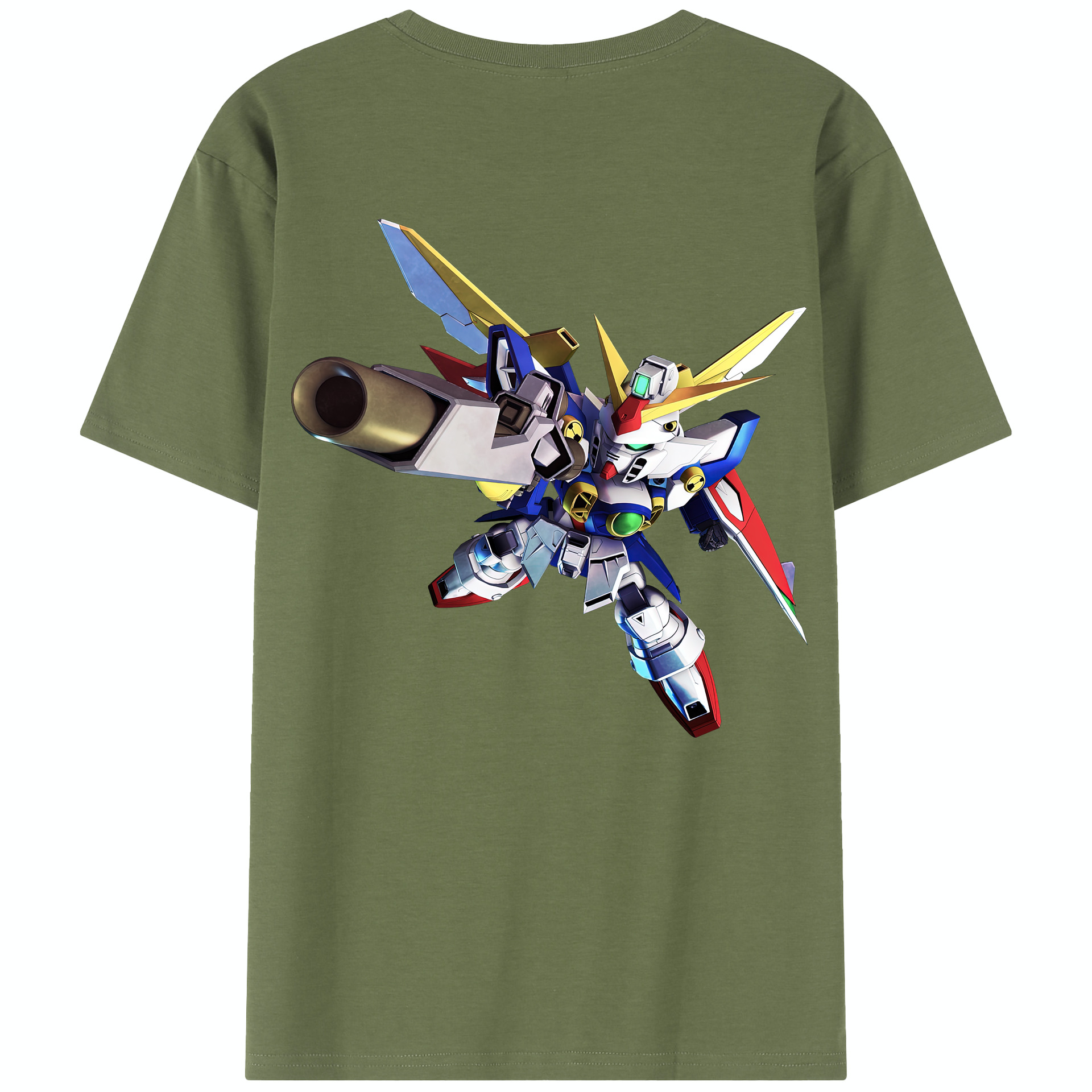 （画像用） 機動戦士ガンダム Mobile Suit Gundam 綿100％半袖Tシャツ（背面プリント）